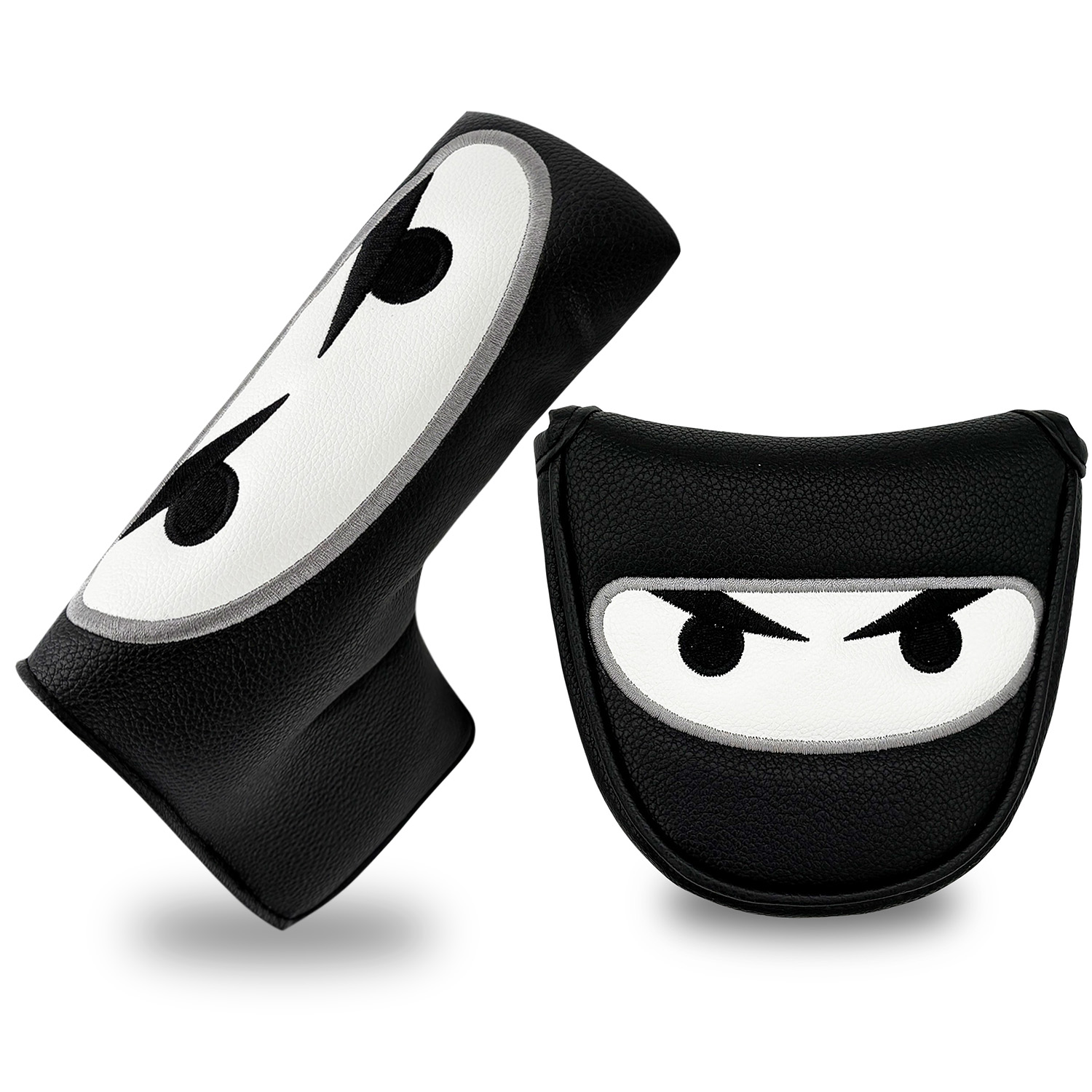 Putter Mallet Blade - 골프 클럽 헤드커버 세트 블랙 커버