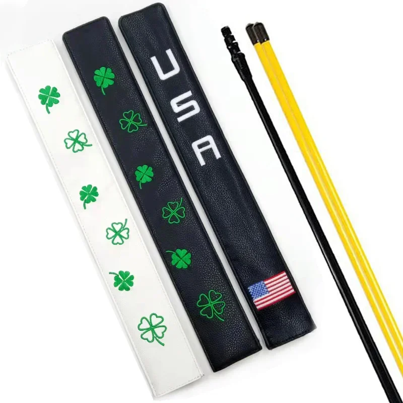 Golf Equipment Guide - PU 가죽 골프 정렬 로드 커버