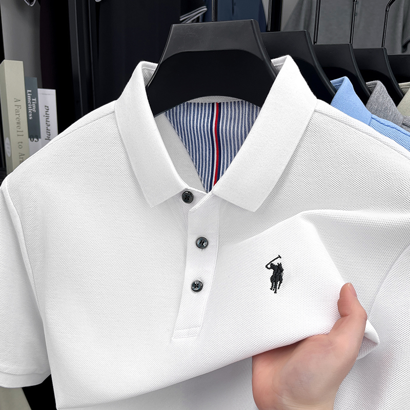 인기 폭발 100% 순면 여름 남성 반팔 폴로셔츠 라펠 - Golf Equipment Brands 리뷰 및 가격
