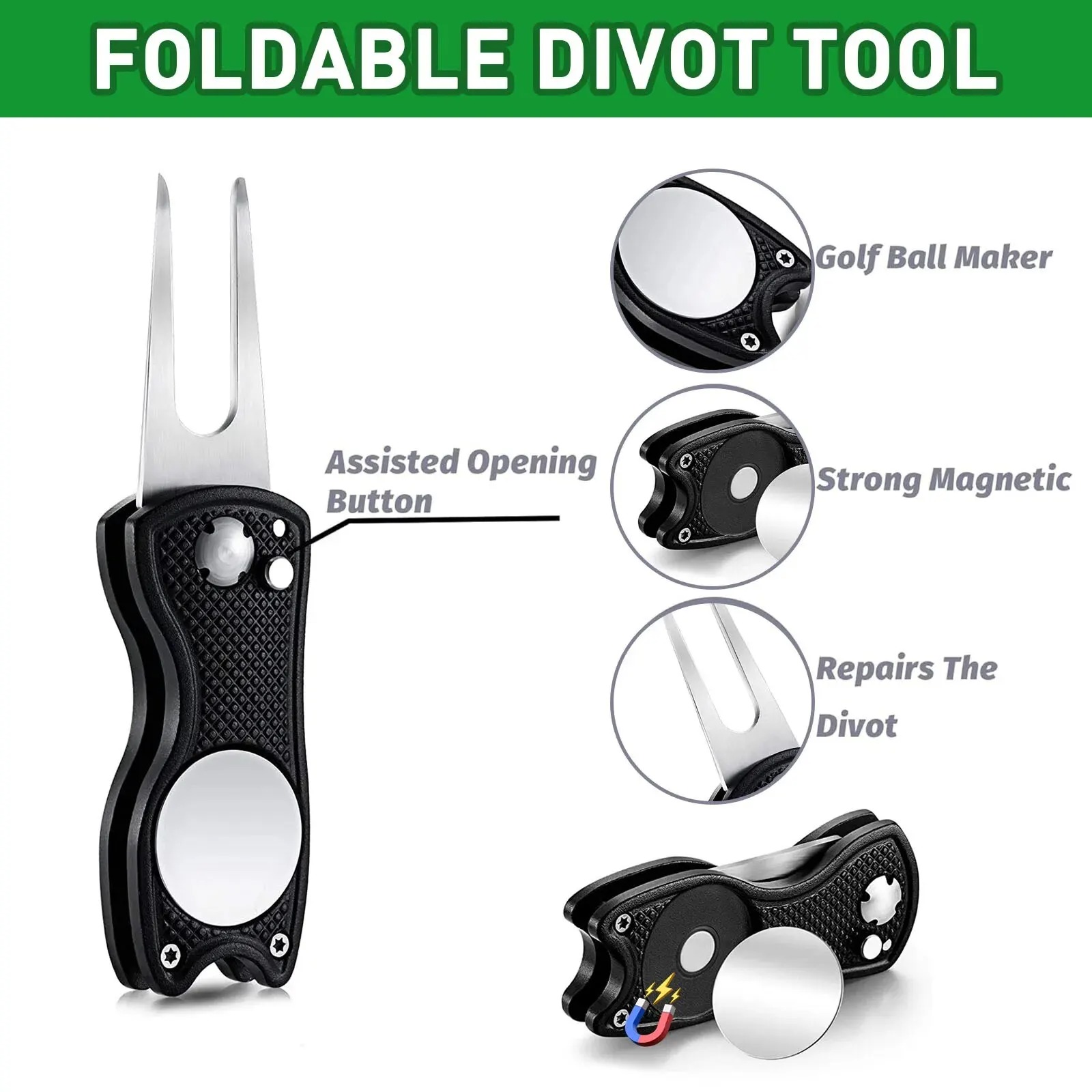 골프 클럽 브러시 및 타월 클리너 완전 세트, 듀얼 사 - Golf Equipment Brands 리뷰 및 가격
