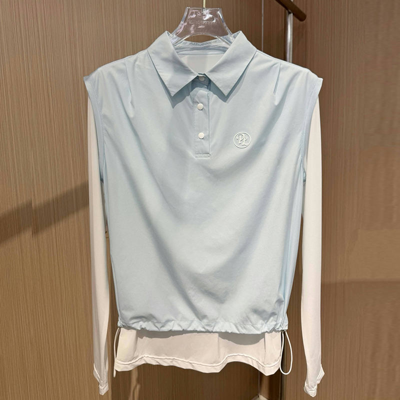 PL 여성 골프 의류 선 스크린 긴 소매 폴로 탑 숙녀 - Golf Equipment Women 리뷰 및 가격