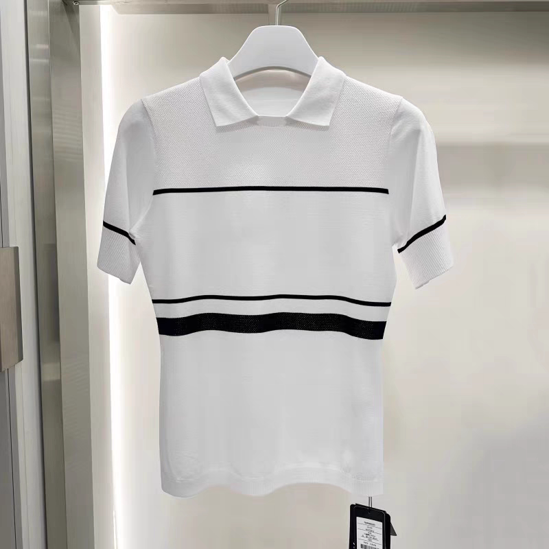 2026 새로운 여성 골프 폴로 셔츠 스트라이프 니트  - Golf Equipment Women 리뷰 및 가격