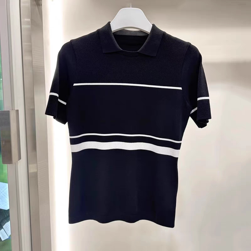 2026 새로운 여성 골프 폴로 셔츠 스트라이프 니트  - Golf Equipment Women 리뷰 및 가격