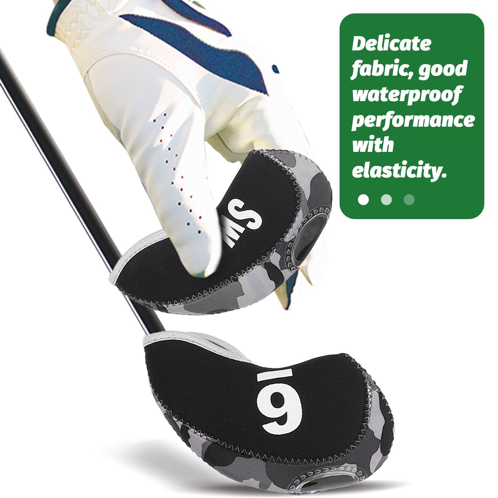 10Pcs 네오프렌 퍼터 커버 골프 클럽 헤드 커버 말 - Putter Mallet Blade 리뷰 및 가격