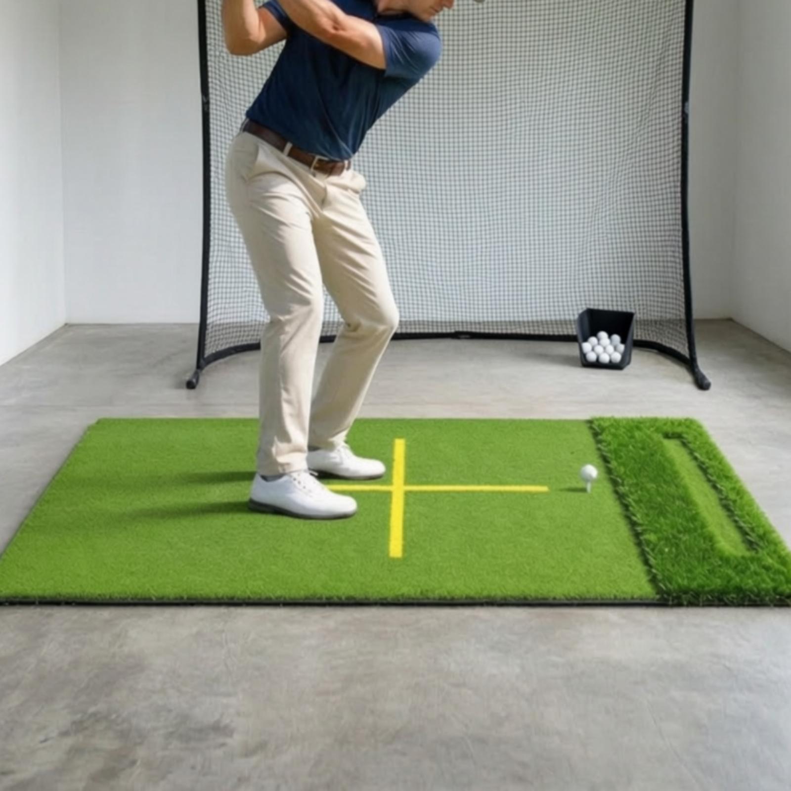 골프 훈련 패드 2개의 잔디 타격 매트(정렬 가이드 포 - Golf Equipment Guide 리뷰 및 가격